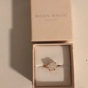 Moon Magic moonstone ring